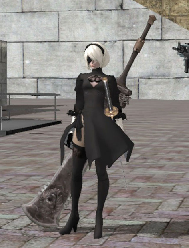 Nier Automata キャラクターモデルメイキング Nier Blog Squareenix